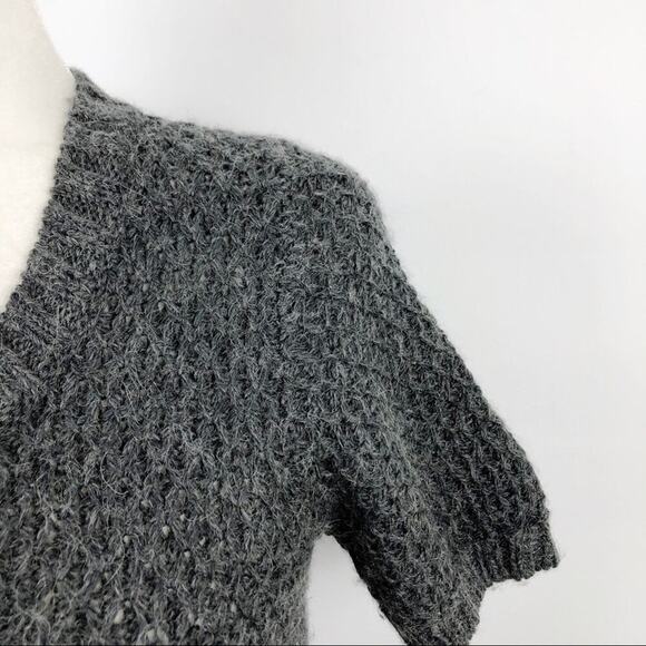 BCBGMaxzria Gray Wool Alpaca Blend Knit Sweater Dress Small - Picture 16 of 16